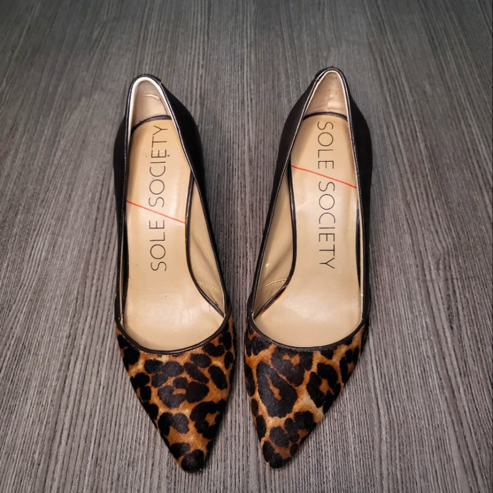 Sole Society brown heels sz 4.5b
